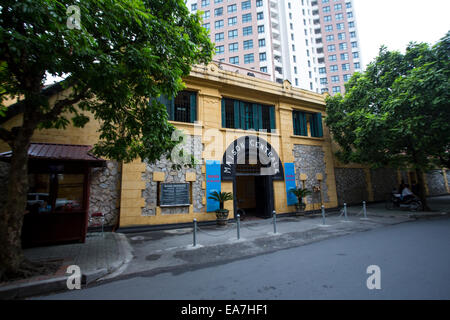 Hỏa Lò Prison in Hanoi, Vietnam Stock Photo