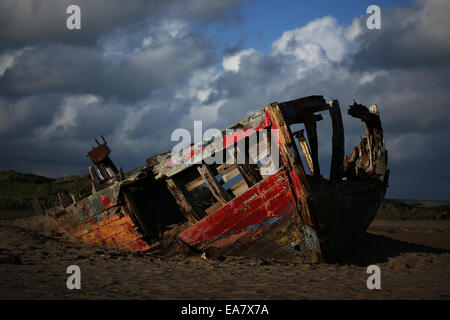 Shipwreck Near Crow Point III Stock Photo