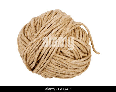 rope coil isolated on white background Stock Photo