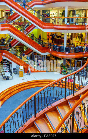 Interior of Princess Square shopping centre, Buchanan Street, Glasgow, Scotland Stock Photo