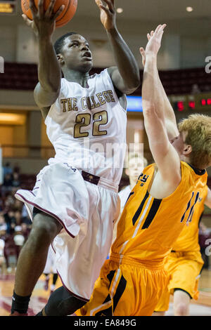 Charleston, SC, USA. 8th Nov, 2014. College of Charleston G Anthony Stitt (22) during the NCAA Basketball game between Emory University and the College of Charleston at TD Arena on November 8, 2014 in Charleston, South Carolina.College of Charleston defeats Emory 78-68. Credit:  Cal Sport Media/Alamy Live News Stock Photo