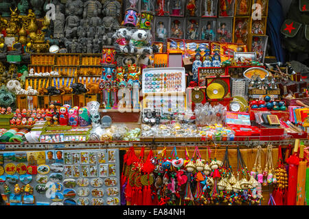 Souvenirs market. Wangfuging Street. Beijing. China Stock Photo