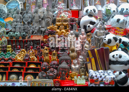 Souvenirs market. Wangfuging Street. Beijing. China Stock Photo