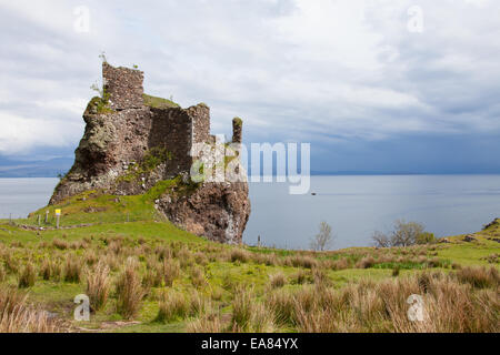 Brochel Castle, Raasay, Inner Hebrides, Scotland. Stock Photo