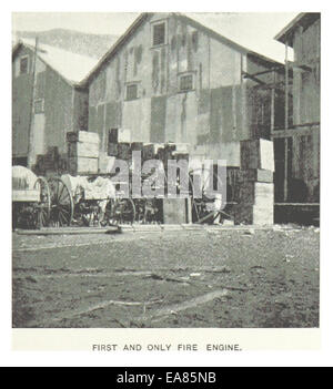 This 1899 illustration by Hitchcock depicts the first fire engine used ...