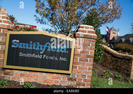 The headquarters of pork producer Smithfield Foods, Inc. Stock Photo