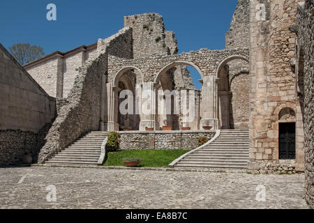 Sant'Angelo dei Lombardi (Avellino, Italy) - The abbey of St. William the Goleto Stock Photo