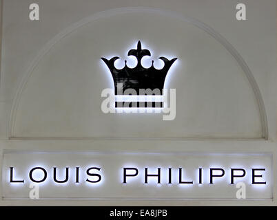 Clothes company logo louis philippe hi-res stock photography and