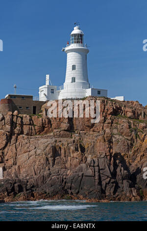 Corbiere Lighthouse Jersey Stock Photo