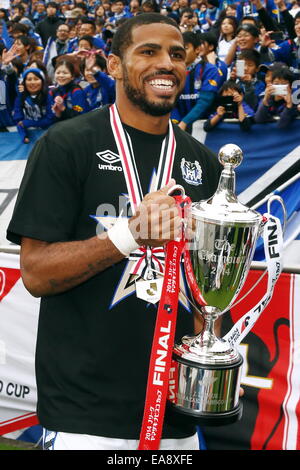 Saitama, Japan. 8th Nov, 2014. Patric (Gamba) Football/Soccer : 2014 J.League Yamazaki Nabisco Cup final match between Sanfrecce Hiroshima 2-3 Gamba Osaka at Saitama Stadium 2002 in Saitama, Japan . Credit:  AFLO SPORT/Alamy Live News Stock Photo