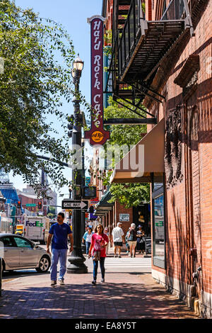 The Hard Rock Cafe in Nashville TN Stock Photo