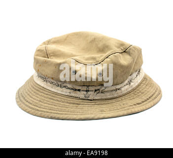 boonie hat isolated on white background Stock Photo