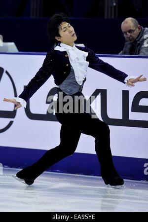 Shanghai, Popular Republic of China. 8th Nov, 2014. Participating men, KEIJI TANAKA (JAPAN) during the Lexus Shanghai ISU Grand Prix at Oriental Sport Center in Shanghai est China. © Marcio Machado/ZUMA Wire/Alamy Live News Stock Photo