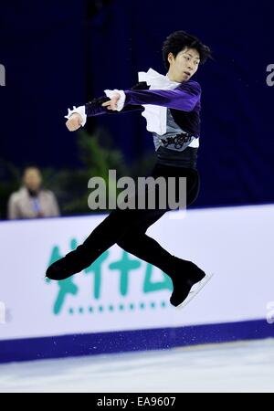 Shanghai, Popular Republic of China. 8th Nov, 2014. Participating men, KEIJI TANAKA (JAPAN) during the Lexus Shanghai ISU Grand Prix at Oriental Sport Center in Shanghai est China. © Marcio Machado/ZUMA Wire/Alamy Live News Stock Photo