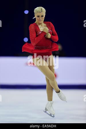 Shanghai, Popular Republic of China. 8th Nov, 2014. Participating ladies, VIKTORIA HELGESSON (SWEDEN) during the Lexus Shanghai ISU Grand Prix at Oriental Sport Center in Shanghai est China. © Marcio Machado/ZUMA Wire/Alamy Live News Stock Photo