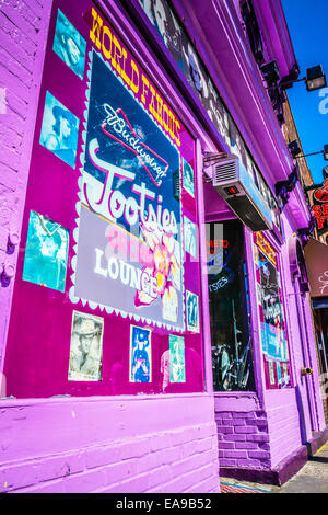 The world famous Tootsies Orchard Lounge is a landmark honky tonk in Music CIty USA, Nashville, TN Stock Photo