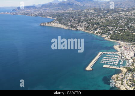 Aerial Photographs of the Costa Blanca, Spain Stock Photo