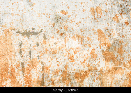 Dirty splatters on concrete wall Stock Photo