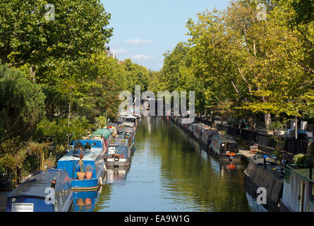 The Regents Canal at Little Venice in London Stock Photo