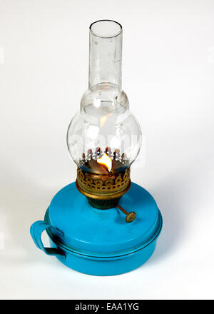 old kerosene lamp Stock Photo