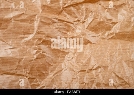 crumpled background with recyced paper Stock Photo