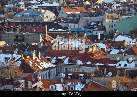 House Roofs Stock Photo