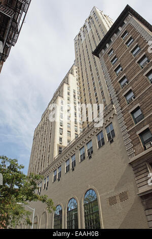 The Hotel St. George, Brooklyn Heights, Hicks Street facades Stock Photo