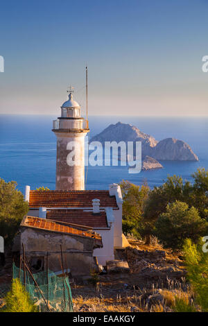 Gelidonya lighthouse near Mediterranean sea in Adrasan Antalya Turkey 2014 Stock Photo