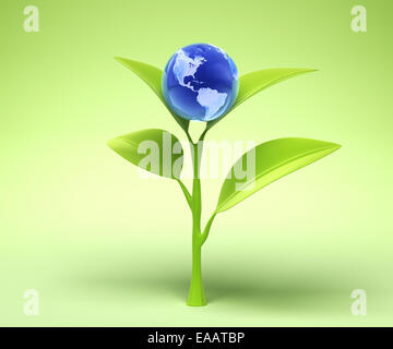 Nature and ecology symbol. Stock Photo