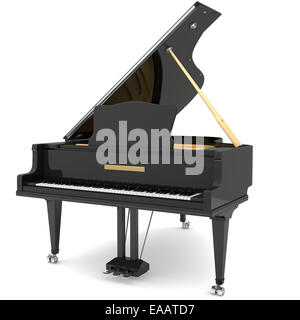 Black Grand Piano Stock Photo: 22644524 - Alamy