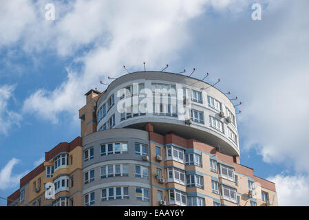 apartment house in Kiev, Ukraine Stock Photo