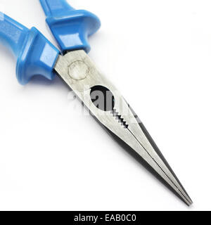 Open Needle Nose Plyers Isolated on White Background Stock Photo - Alamy