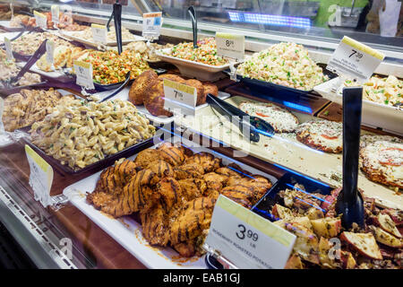 Orlando,FL/USA -5/3/20: The deli counter of a Whole Foods Market grocery  store with colorful sliced meat and cheese and freshly prepared food ready  t Stock Photo - Alamy