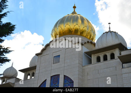 Gurdwara Sri Guru Singh Sabha Sikh Temple, Southall, London Borough of Ealing, Greater London, England, United Kingdom Stock Photo