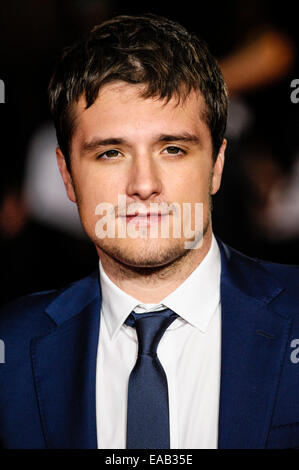 London, UK. 10th Nov, 2014. Josh Hutcherson attends the World Premiere of The Hunger Games: Mockingjay Part 1 on 10/11/2014 at ODEON Leicester Square, London. Persons pictured: Josh Hutcherson. Credit:  Julie Edwards/Alamy Live News Stock Photo