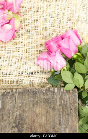 romantic bouquet of Ecuadorian pink roses Stock Photo