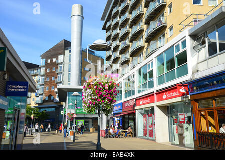 The Centre Feltham Shopping sign, Feltham, London Borough of Hounslow, Greater London, England, United Kingdom Stock Photo
