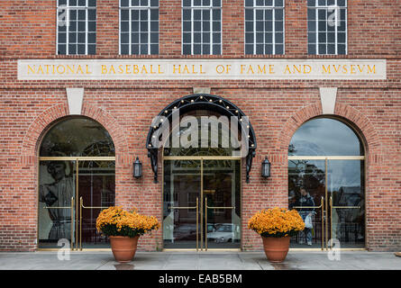 National Baseball Hall of Fame and Museum, Cooperstown, New York, USA Stock Photo