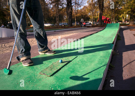 mini golf Stock Photo