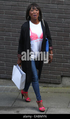 Diane Parish outside ITV Studios  Featuring: Diane Parish Where: London, United Kingdom When: 09 May 2014 Stock Photo