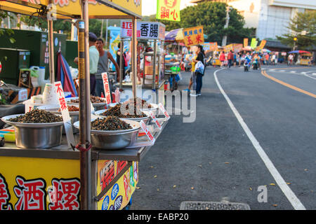 Cijin Island, Taiwan - November 4,2014: Street food in Cijin Island - Stock Photo