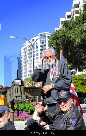 Sarasota, Florida, USA.11 November 2014.Veterans Day in the USA. © Stock Photo