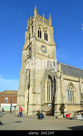 St Thomas Church, St Thomas' Square, Newport, Isle of Wight, England, United Kingdom Stock Photo