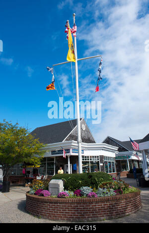 The Shopping Mall in Cape May, New Jersey USA Stock Photo