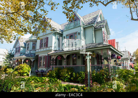 Victorian style home in Cape May, New Jersey USA Stock Photo
