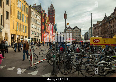 Basel city centre, Switzerland. Stock Photo