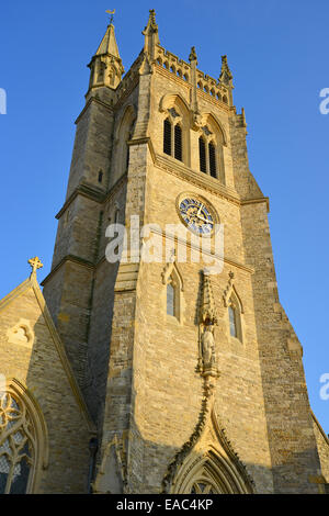 St Thomas Church, St Thomas' Square, Newport, Isle of Wight, England, United Kingdom Stock Photo