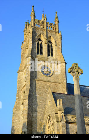 St Thomas Church, St Thomas' Square, Newport, Isle of Wight, England, United Kingdom Stock Photo