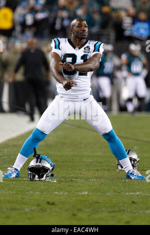 Carolina Panthers' Jason Avant (81) catches a ball during an NFL football  practice at their training camp in Spartanburg, S.C., Monday, July 28,  2014. (AP Photo/Chuck Burton Stock Photo - Alamy