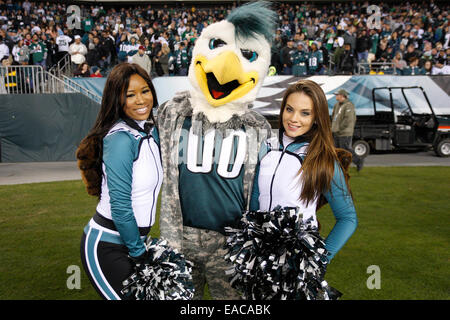 Philadelphia Eagles Mascot Swoop Reacts During Editorial Stock Photo -  Stock Image